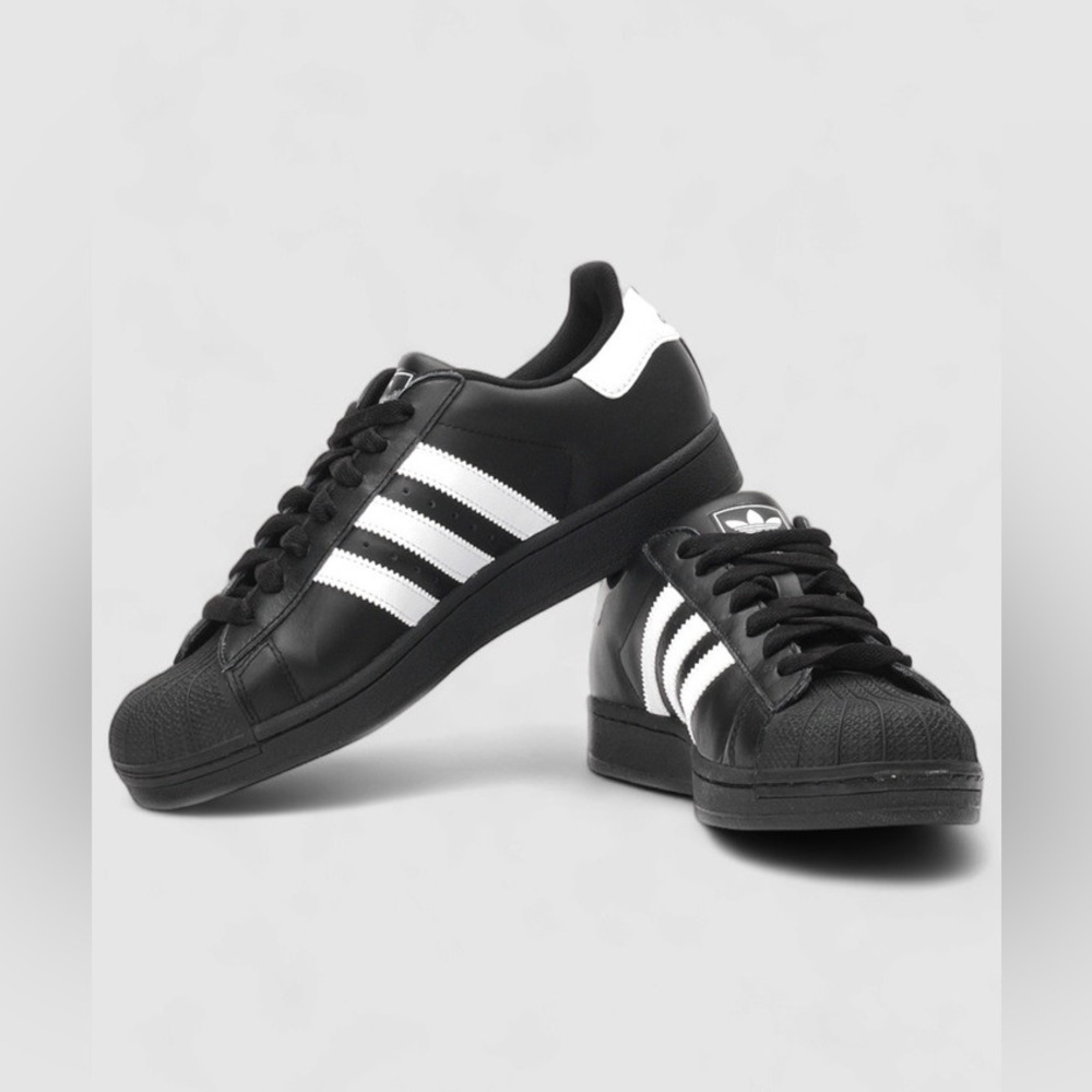 Adidas  Men’s Superstar Classic Black and White Shoes